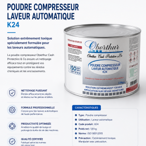 Oberthur K24 Automatic Compressor Washer Powder | Professional Technical Cleaning